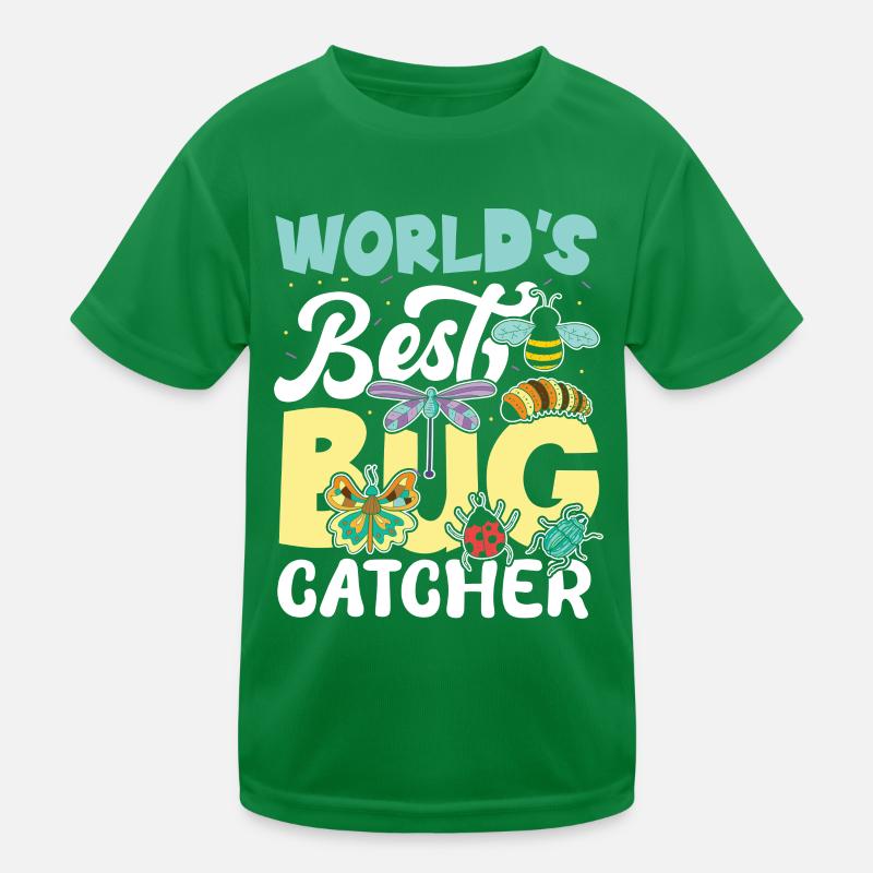 World's Best Bug Catcher Kinder Funktions-T-Shirt