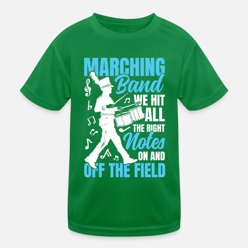 Marching Band We Hit All The Right Notes Kinder Funktions-T-Shirt