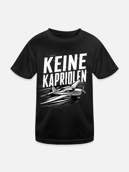 Keine Kapriolen - Nicht so tief Rüdiger - Kinder Funktions-T-Shirt - Schwarz - Vorne