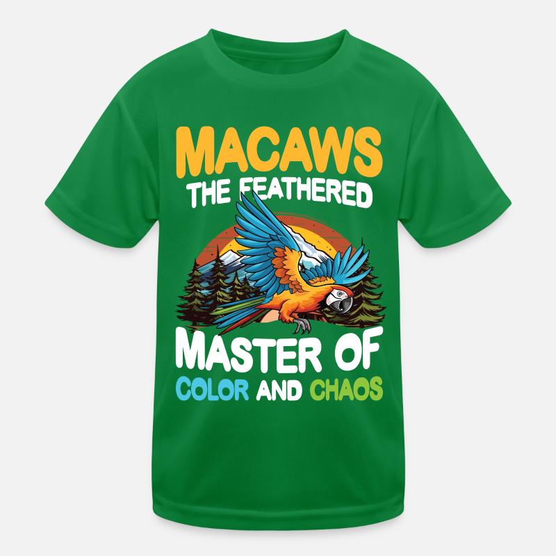 Macaws The Feathered Masters Kinder Funktions-T-Shirt