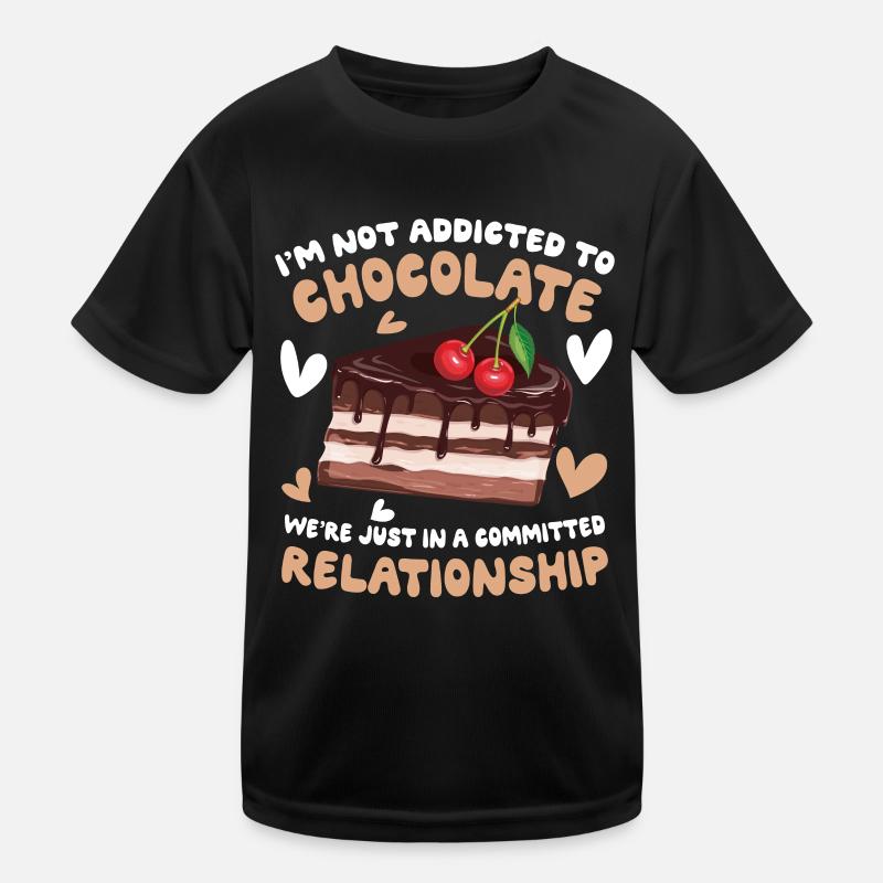 Chocolate Relationship Cake Chocolate Cake Kinder Funktions-T-Shirt