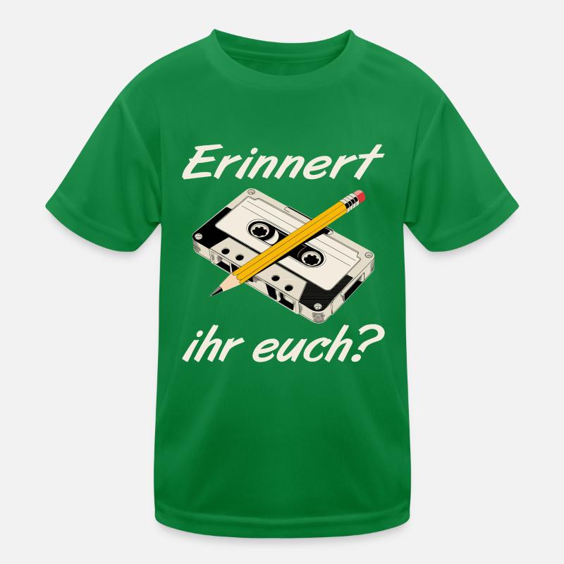 Cassette d’enfance Rewind Nostalgie T-shirt sport Enfant