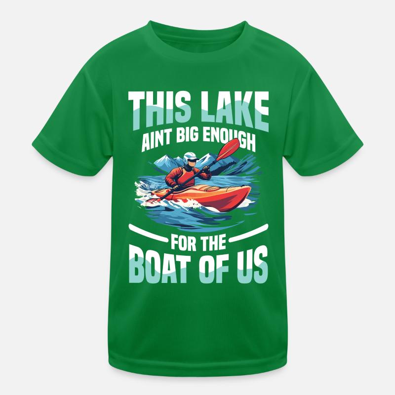 This lake is not big enough for the two of us Kids Functional T-Shirt