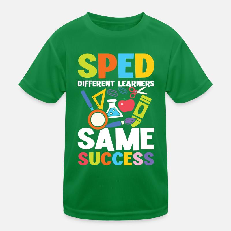 Éducation spéciale Différents apprenants de la même T-shirt sport Enfant