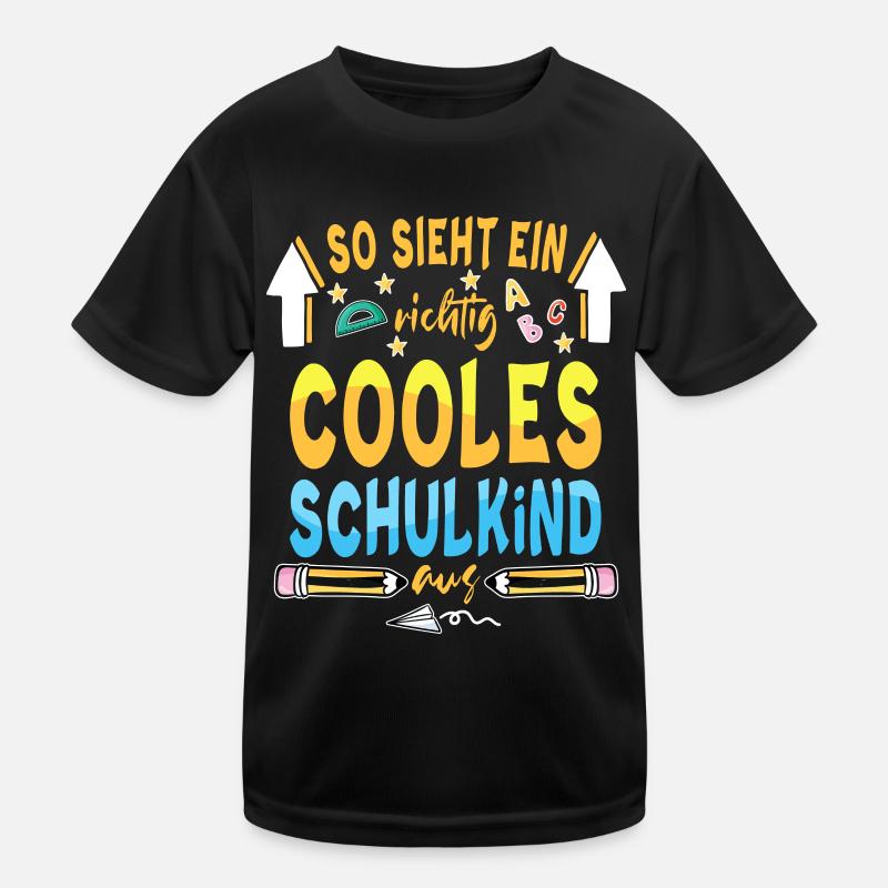 Einschulung Erstklässler Schulanfang Geschenkidee Kinder Funktions-T-Shirt