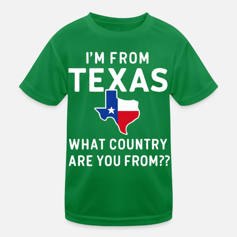 Texas State Texaner Texas Kinder Funktions-T-Shirt