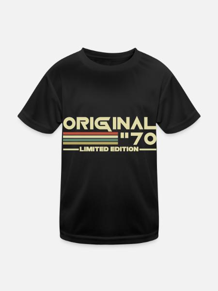1960 - Kids Functional T-Shirt - black - Front