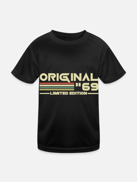 1969 - Kids Functional T-Shirt - black - Front