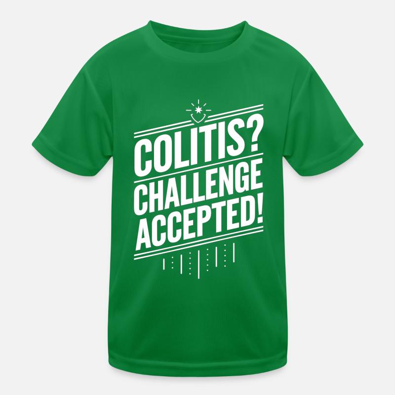 Colitis? Challenge Accepted! – Motivating IBD D Kids Functional T-Shirt