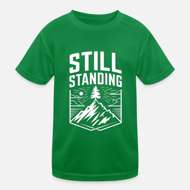 Still Standing – Minimalist Design Kids Functional T-Shirt
