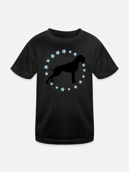 Boxer Zodiac 2 color - Kids Functional T-Shirt - black
