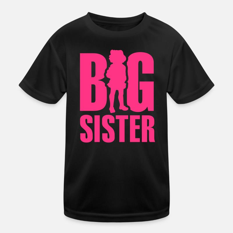 Große Schwester Kinder Funktions-T-Shirt