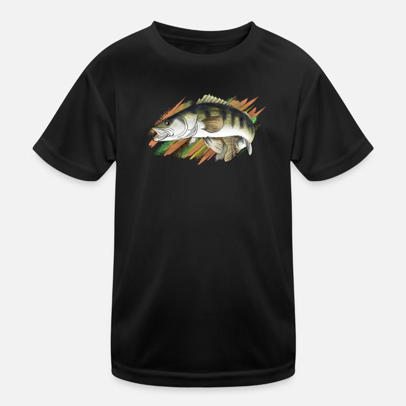 pike-perch Kids Functional T-Shirt
