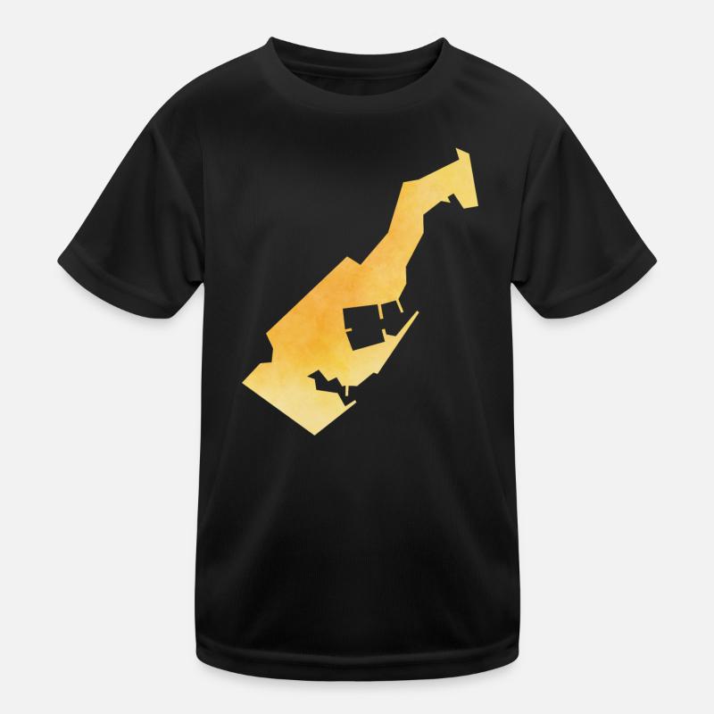 Monaco Kinder Funktions-T-Shirt