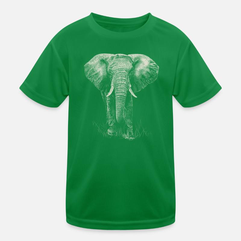 Elefant Kinder Funktions-T-Shirt