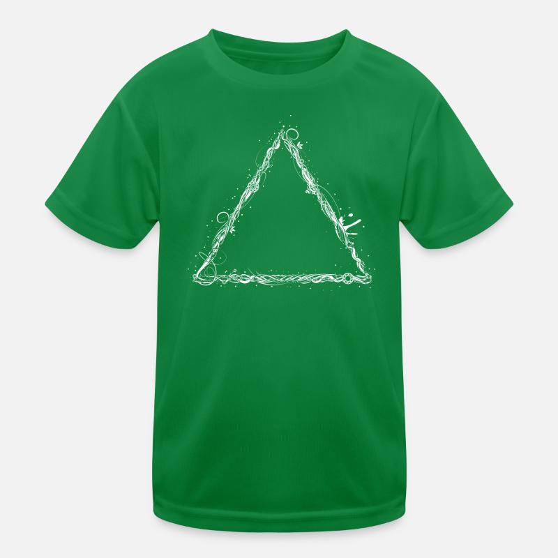 triangle blanc T-shirt sport Enfant