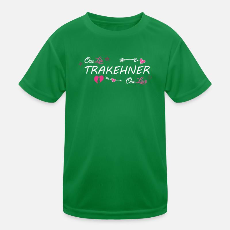One Love One Life Trakehner Pferd Kinder Funktions-T-Shirt