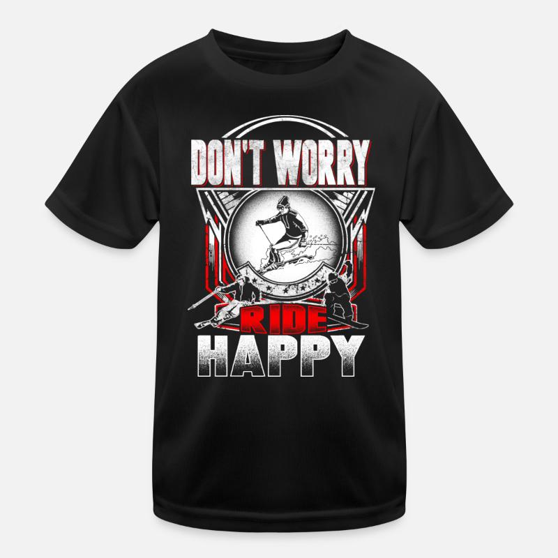 Ski happy Kids Functional T-Shirt