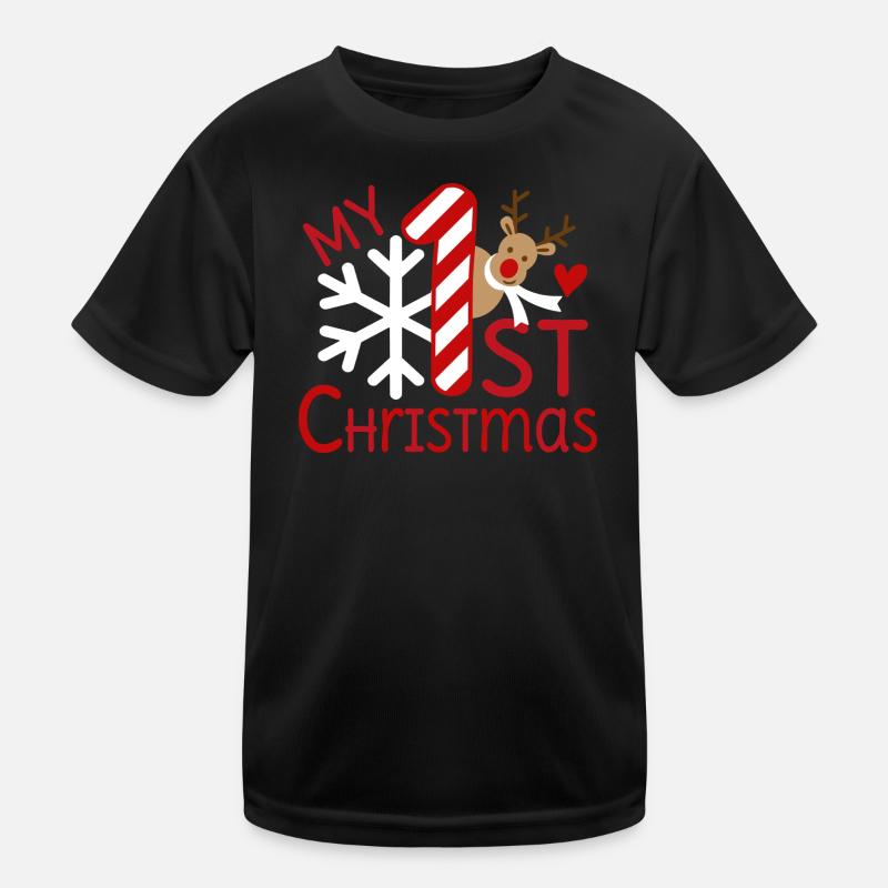 My first Christmas Kids Functional T-Shirt