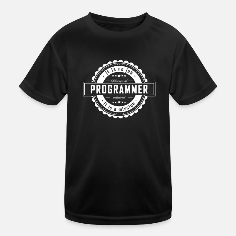 PROGRAMMER - Kids Functional T-Shirt - black