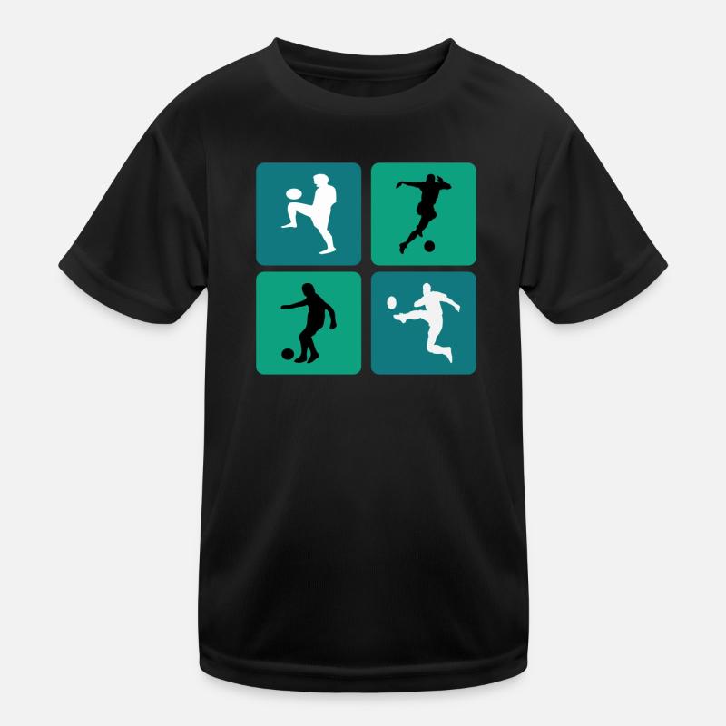Fussball Kinder Funktions-T-Shirt
