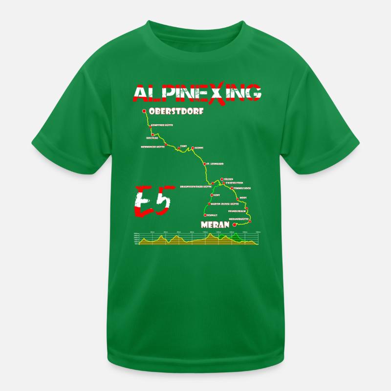 E5 Oberstdorf Merano T-shirt sport Enfant