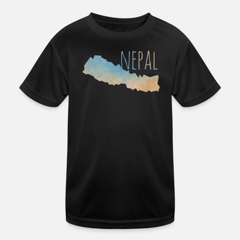 Nepal Kinder Funktions-T-Shirt