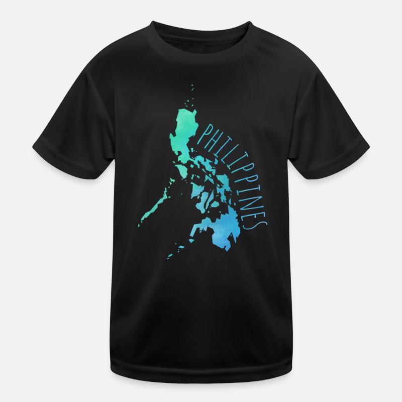 Philippines Kinder Funktions-T-Shirt