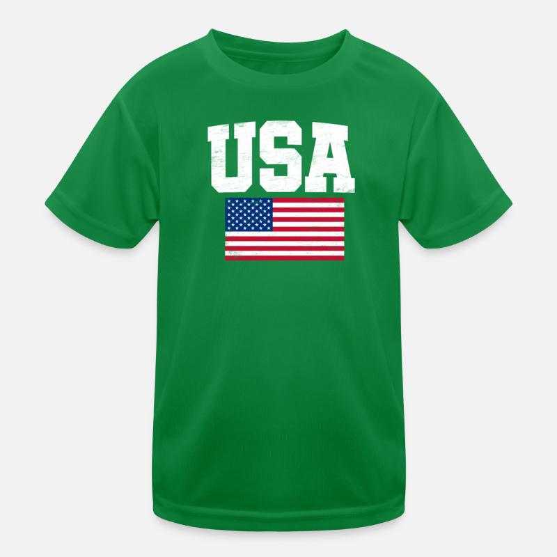 États-Unis T-shirt sport Enfant