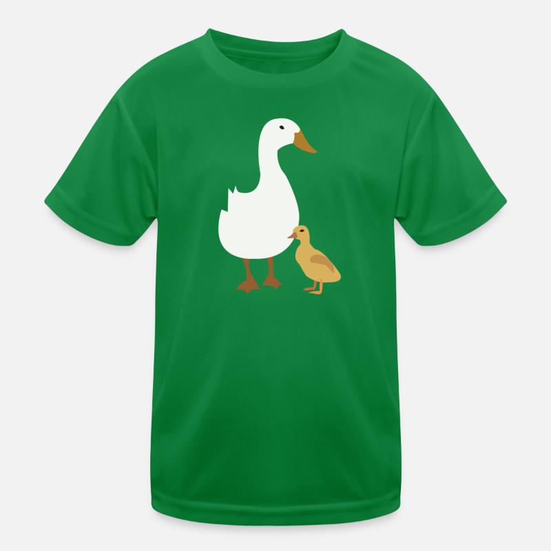 Ente Kinder Funktions-T-Shirt