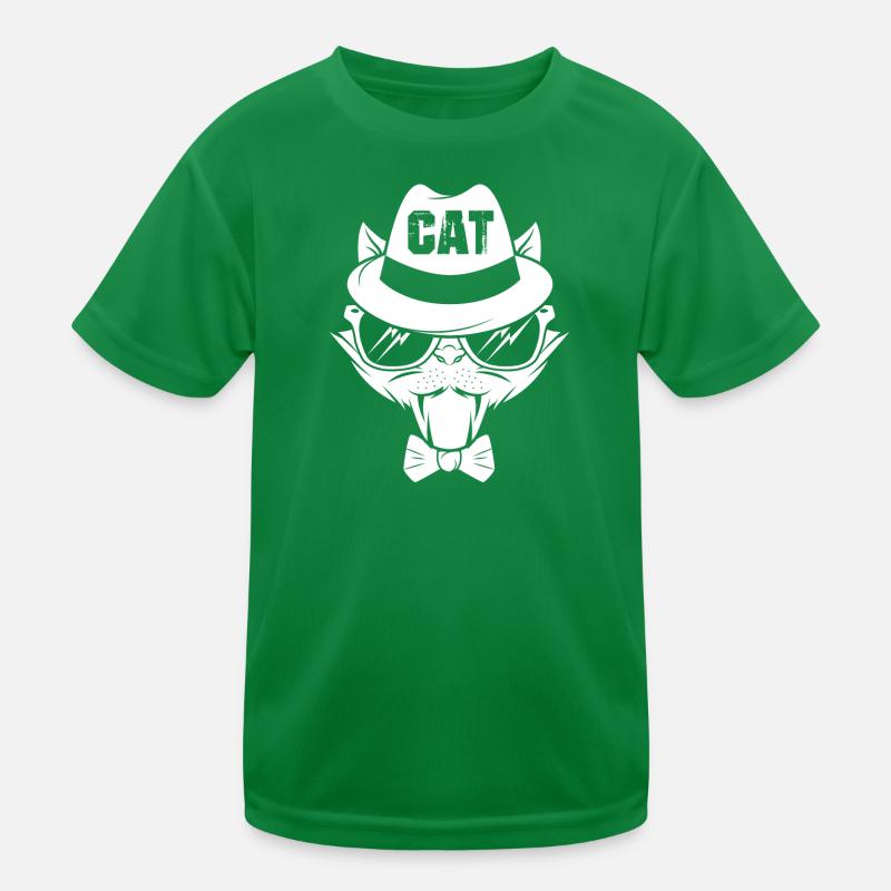 Chat chaton miaou chat domestique oeil de chat T-shirt sport Enfant
