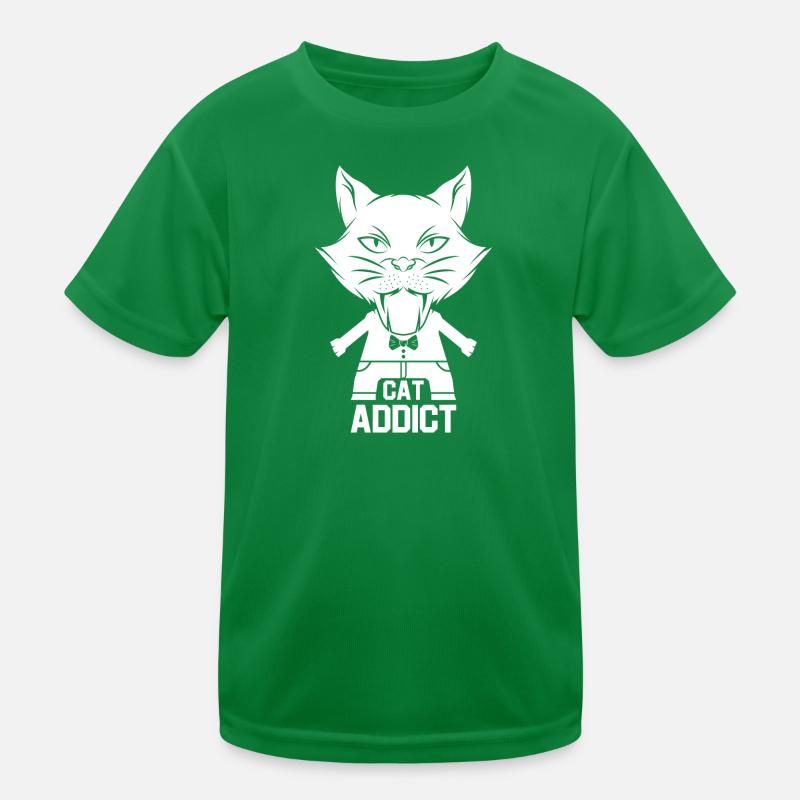 Chat chaton miaou chat domestique oeil de chat T-shirt sport Enfant