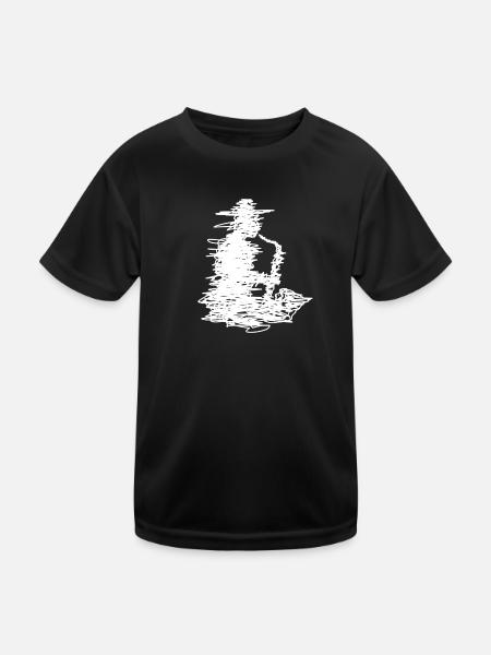 jazz - Kids Functional T-Shirt - black - Front