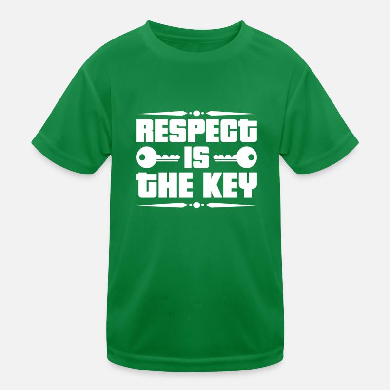 Respect Acceptation Tolérance Reconnaissance Validité T-shirt sport Enfant