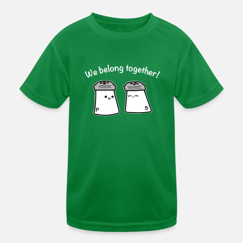 Love relationship salt pepper Kids Functional T-Shirt
