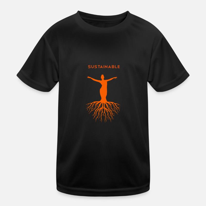 Durabilité durable de la chemise T-shirt sport Enfant