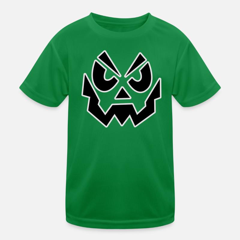 Horror Gesicht Kinder Funktions-T-Shirt