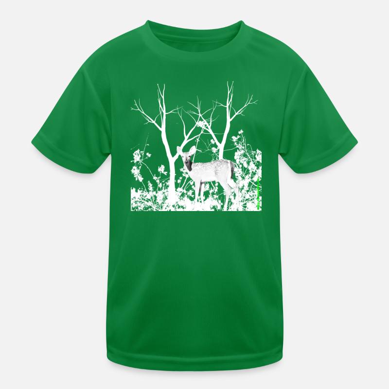 Biche Gracieuse Forêt Sauvage T-shirt sport Enfant