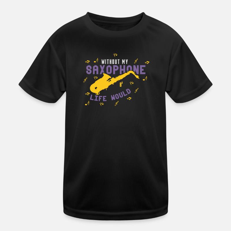 saxophone Kids Functional T-Shirt