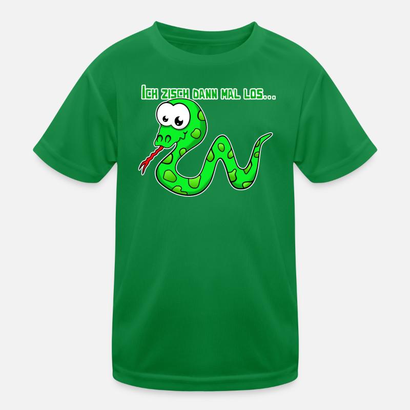Conception de bande dessinée drôle de serpent pour des enfants T-shirt sport Enfant