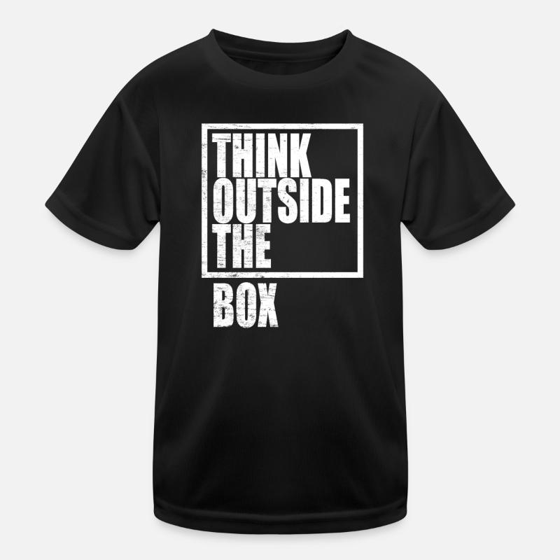 Think Outside The Box / Design Thinking Kids Functional T-Shirt