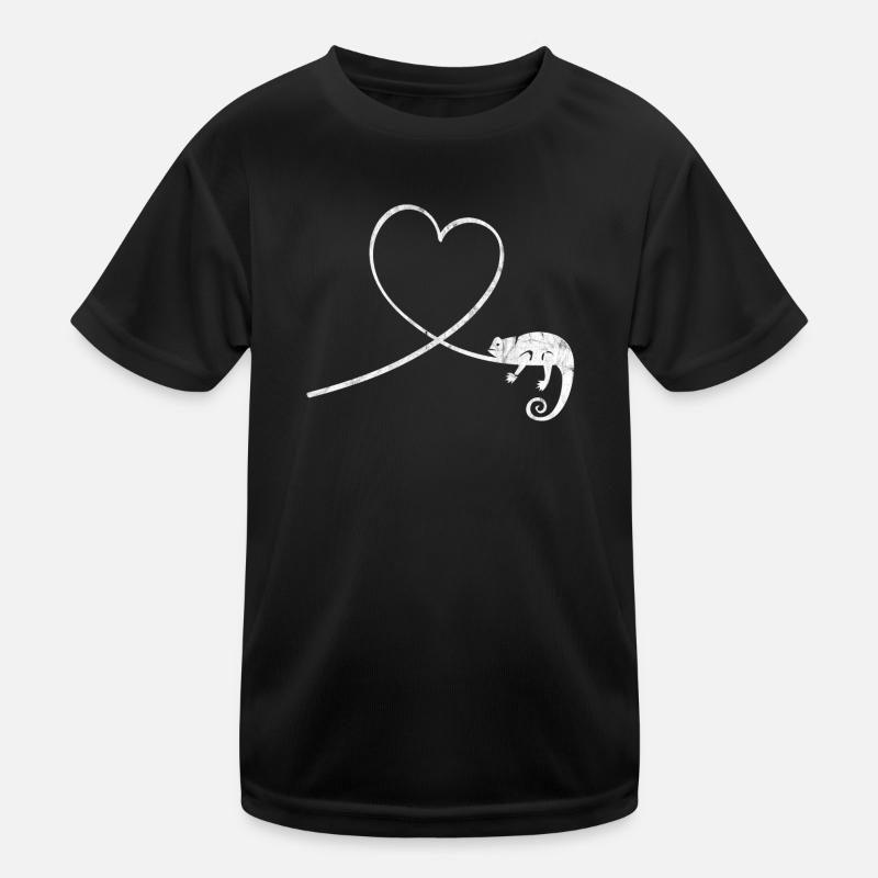 Chameleon Reptile Terrarium Pet Gift Kids Functional T-Shirt