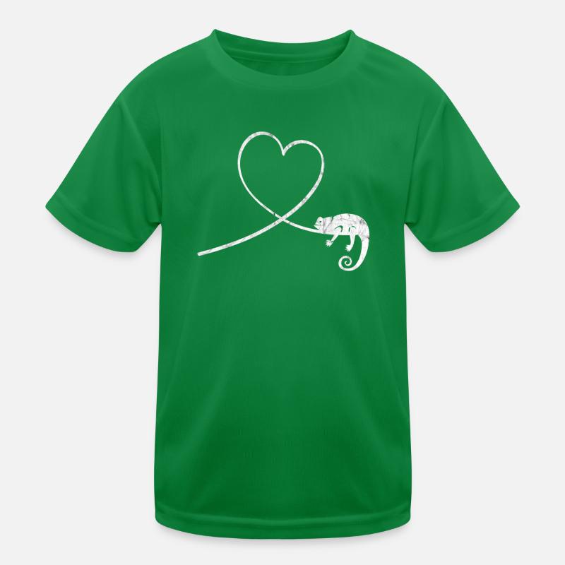 Caméléon reptile terrarium animal de compagnie cadeau T-shirt sport Enfant