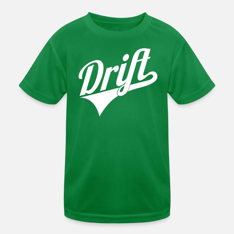 Drift lettering logo Kids Functional T-Shirt