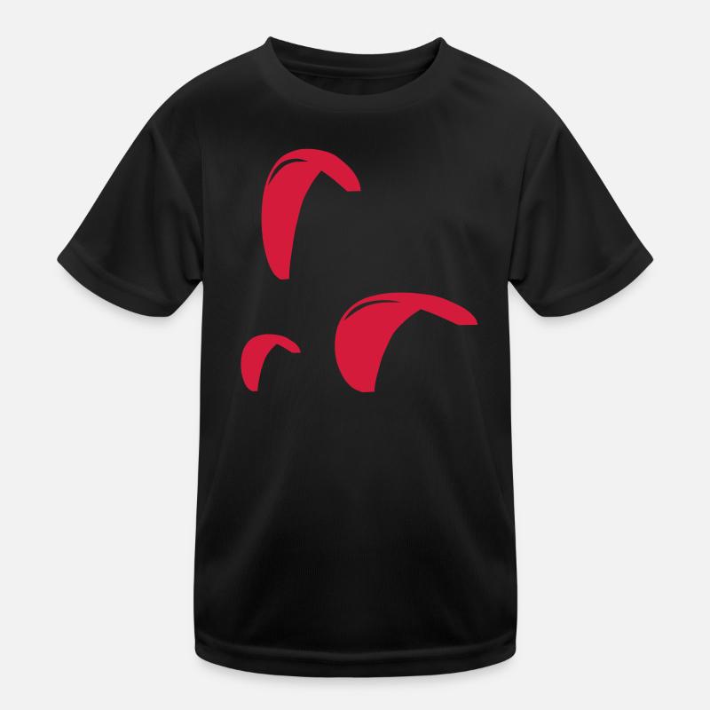 Paragliding Kinder Funktions-T-Shirt