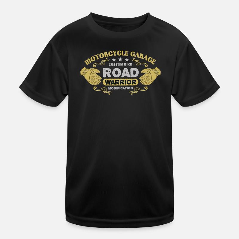 Motorcyclists Kids Functional T-Shirt