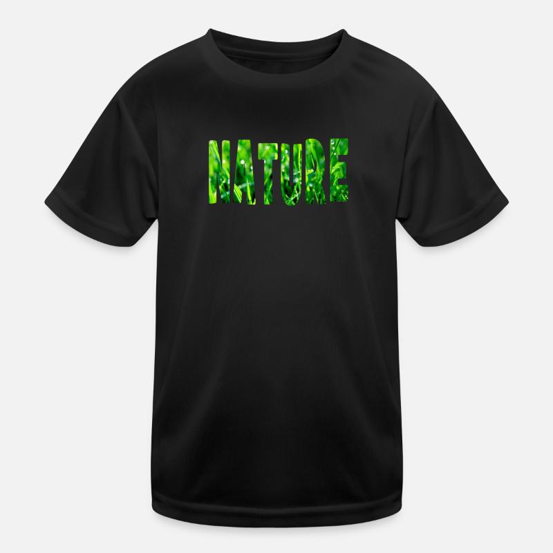 nature Kinder Funktions-T-Shirt