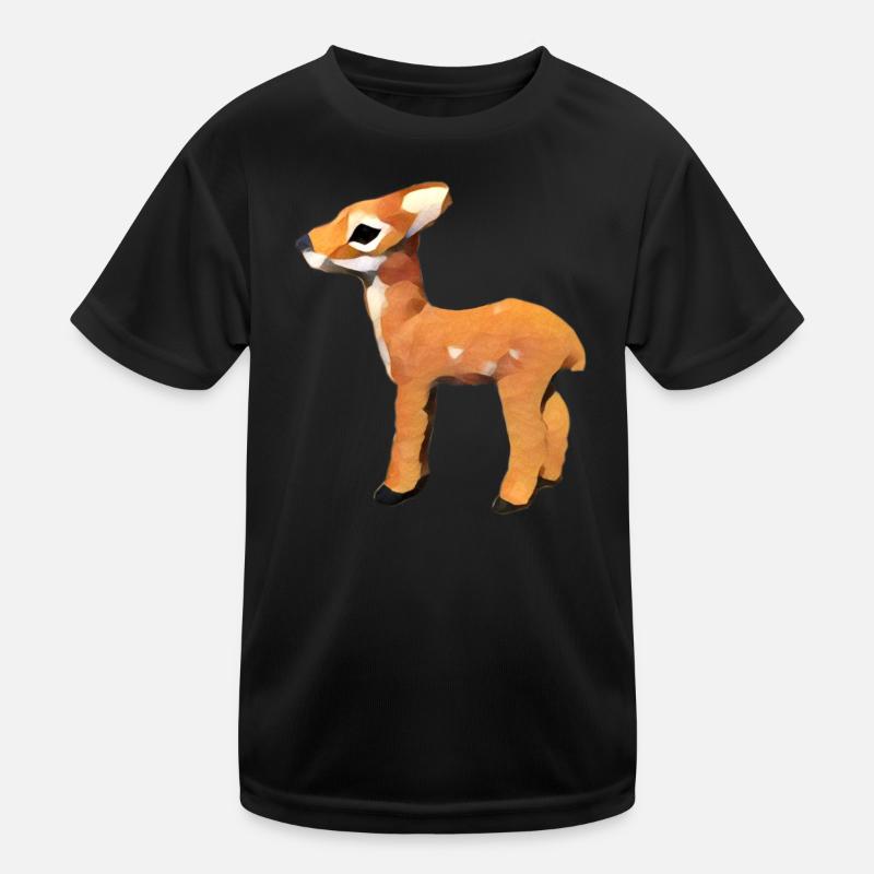 Rehkitz Design Kinder Funktions-T-Shirt