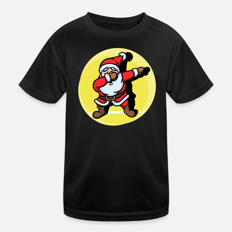 Cool Dab Dabbing Weihnachtsmann Weihnachten Xmas Kinder Funktions-T-Shirt