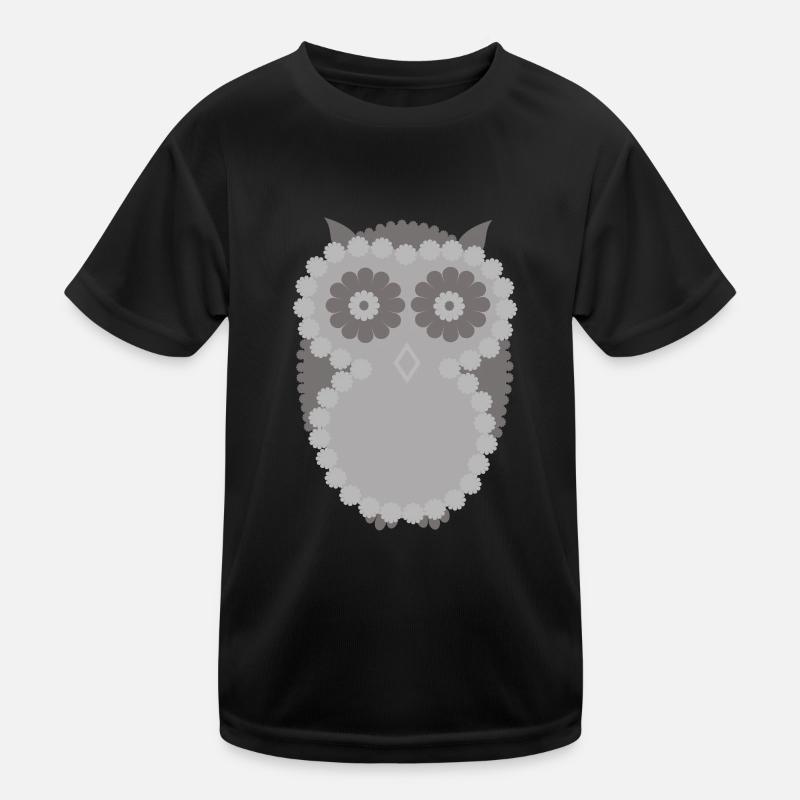 Eule Kinder Funktions-T-Shirt